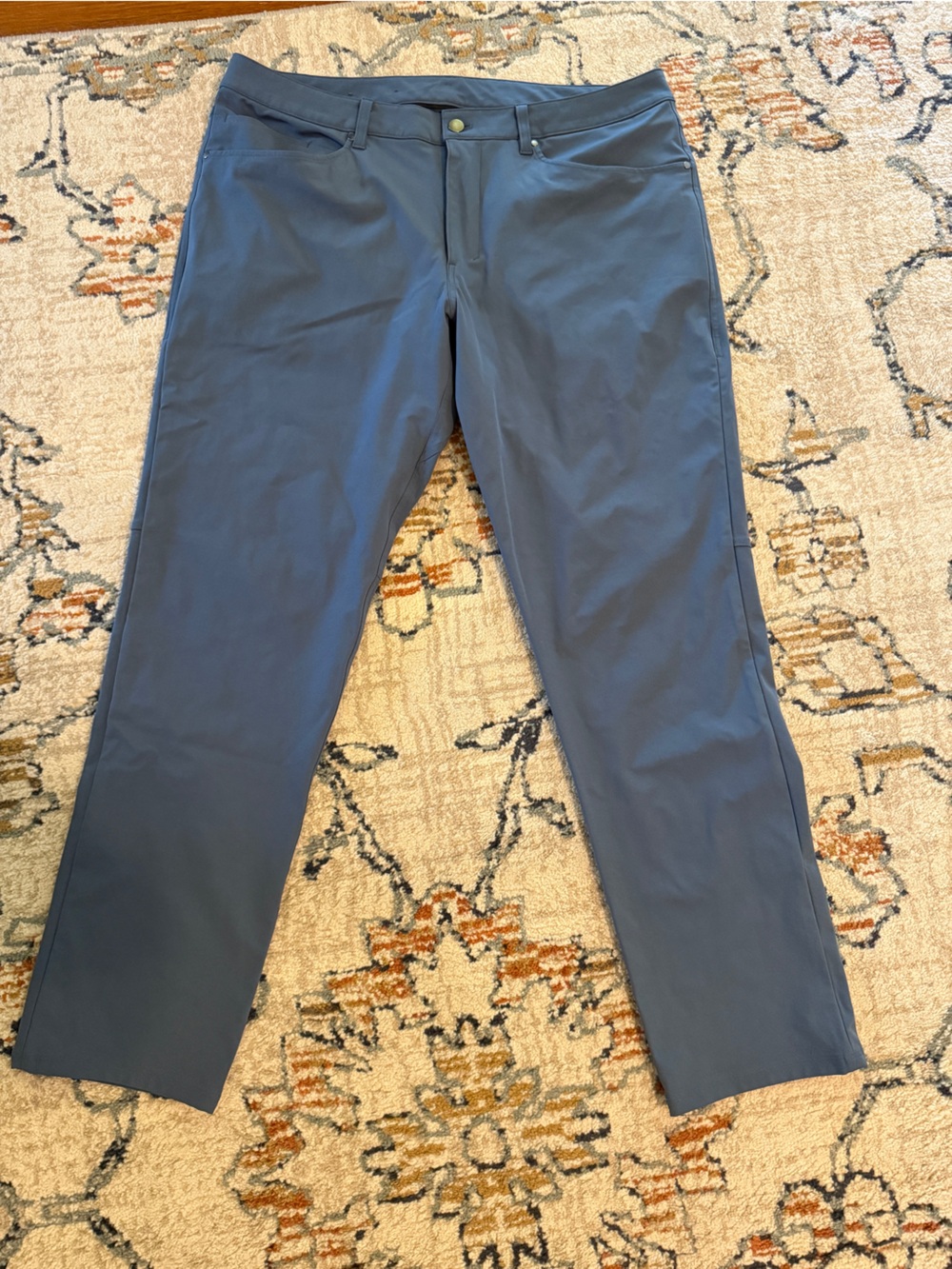 Lululemon Men's Slim Straight Navy Blue Pants